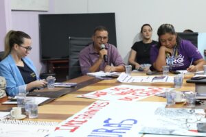 Foto Noticia Principal GrandeInspetor Cabral durante reunião de enfrentamento à violência contra a mulher (Foto: F. Grott/CMD)